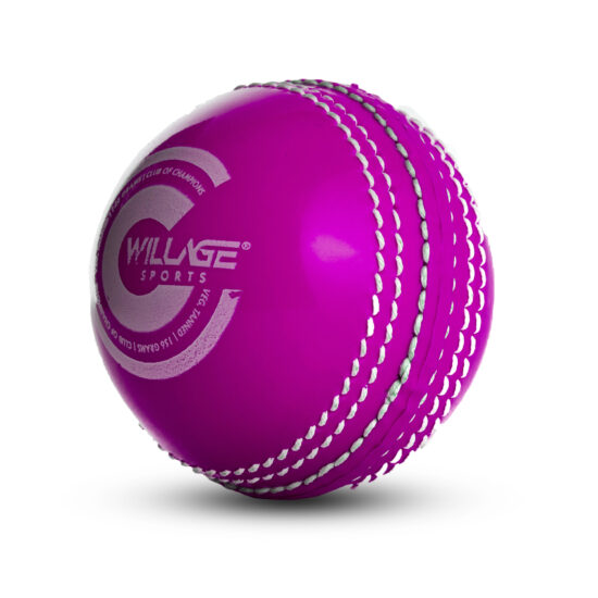 WillAge Synthetic PU Cricket Ball | Stitched | Pink