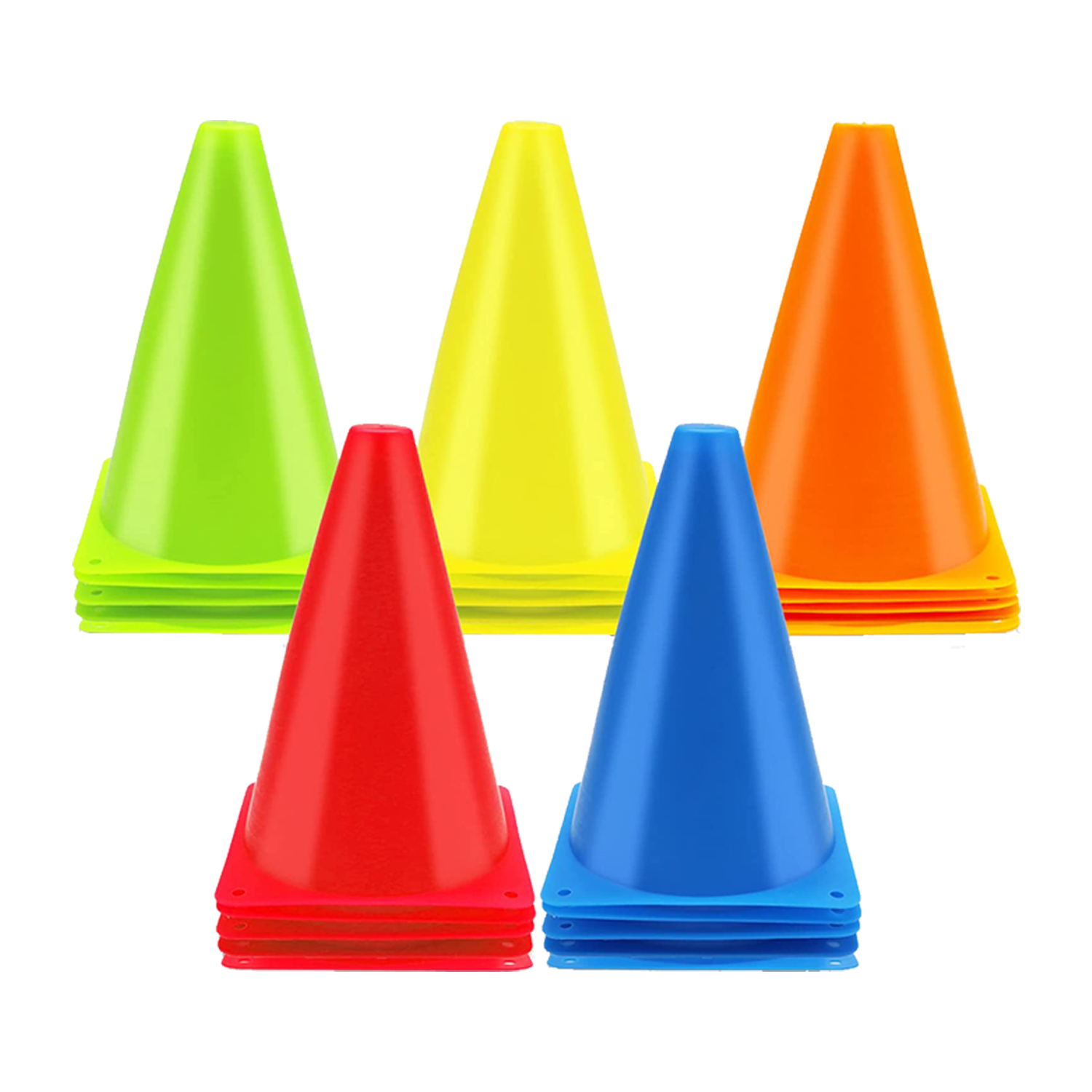 WillAge Football Marking Cone Markers for training (6 inch 20 pcs.)