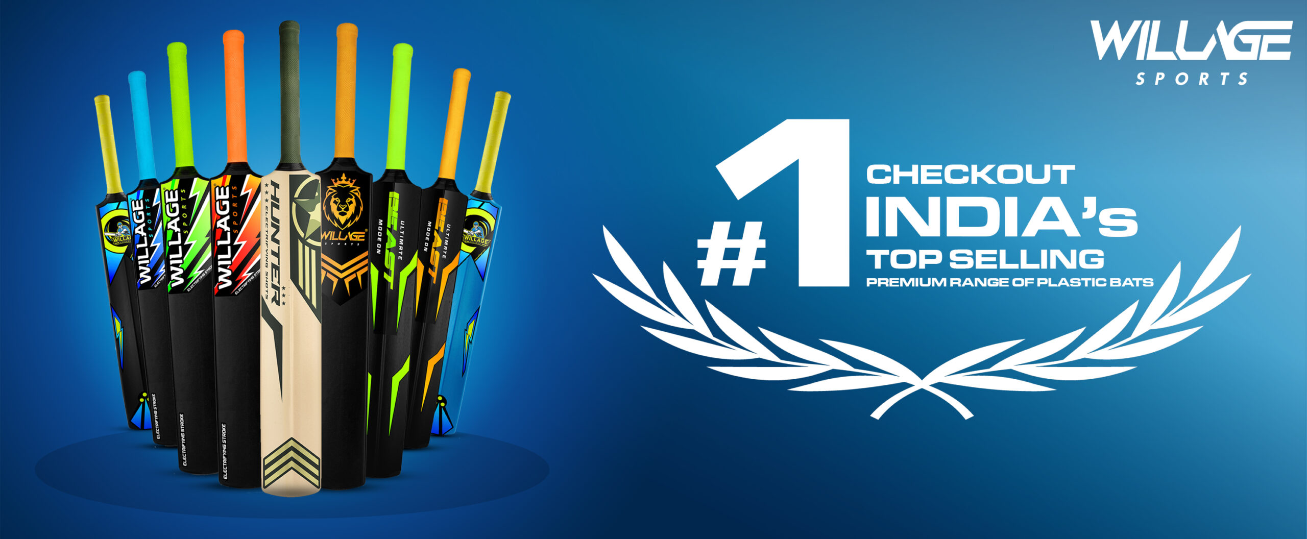 Checkout India's Top selling Range of Plastic Cricket Bats