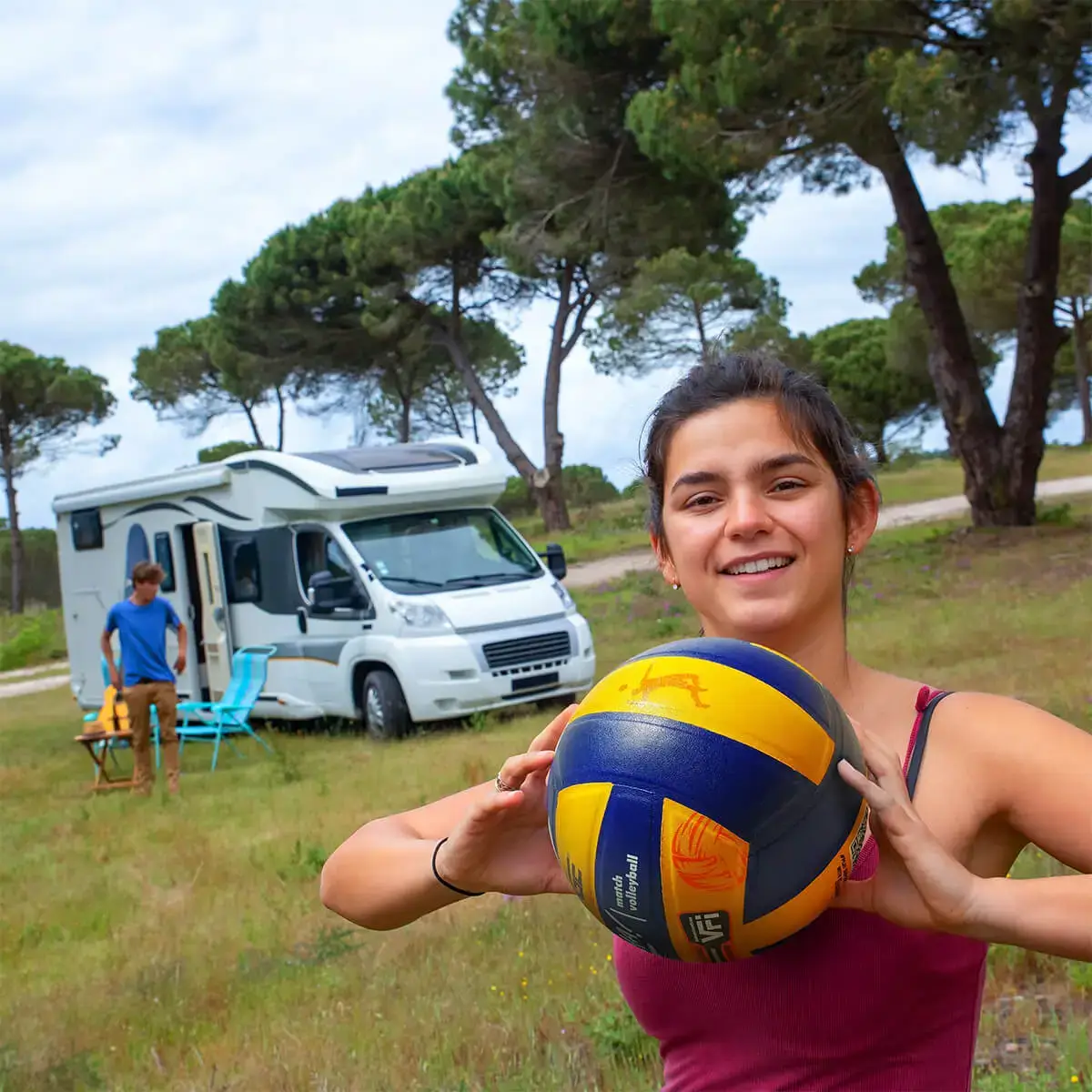 Alpha in Girl's Hand 2 Willage Volleyball Alpha