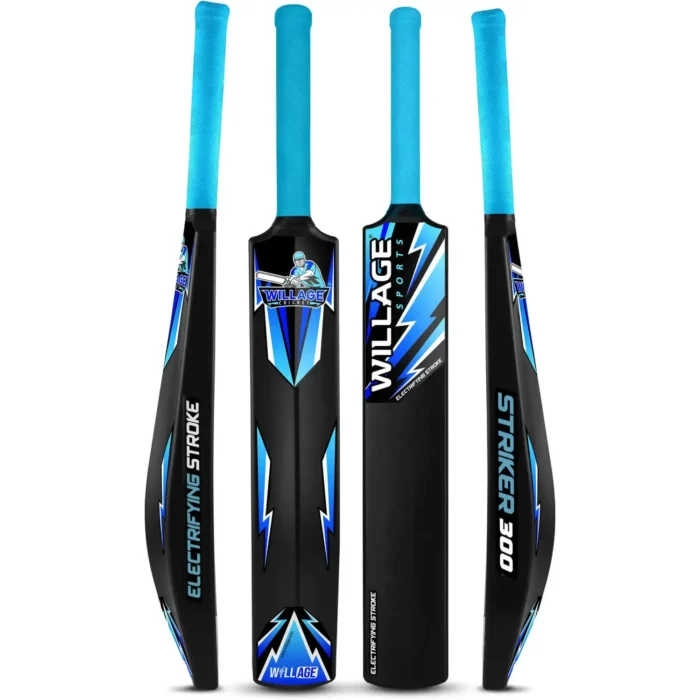Willage Plastic Cricket full size bat (Striker300 Blue)