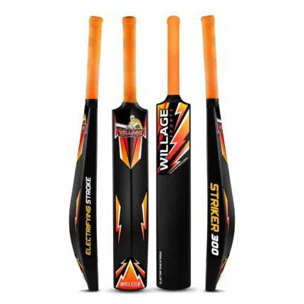 Willage Plastic Cricket full size bat (Striker 300 Red)