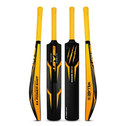 Willage Plastic Cricket full size bat (Beast Claw Yellow)
